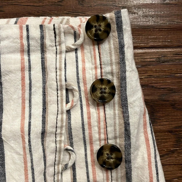 Free People Stripes on Sunday Mini Skirt Size 4 - Picture 10 of 10